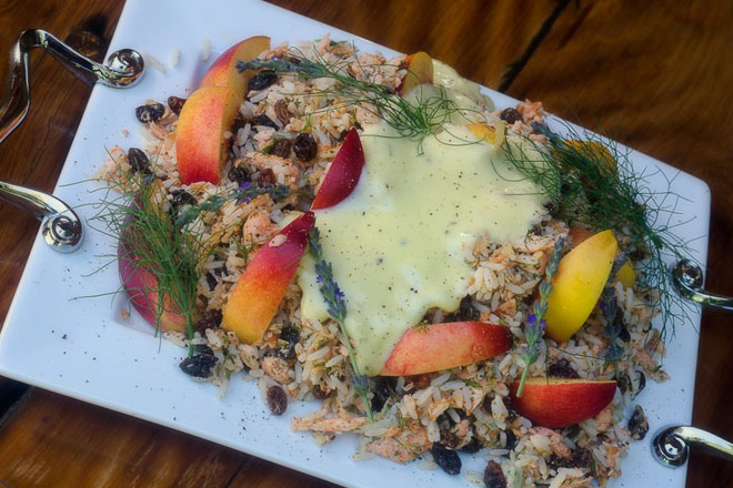 Trout Rice Salad