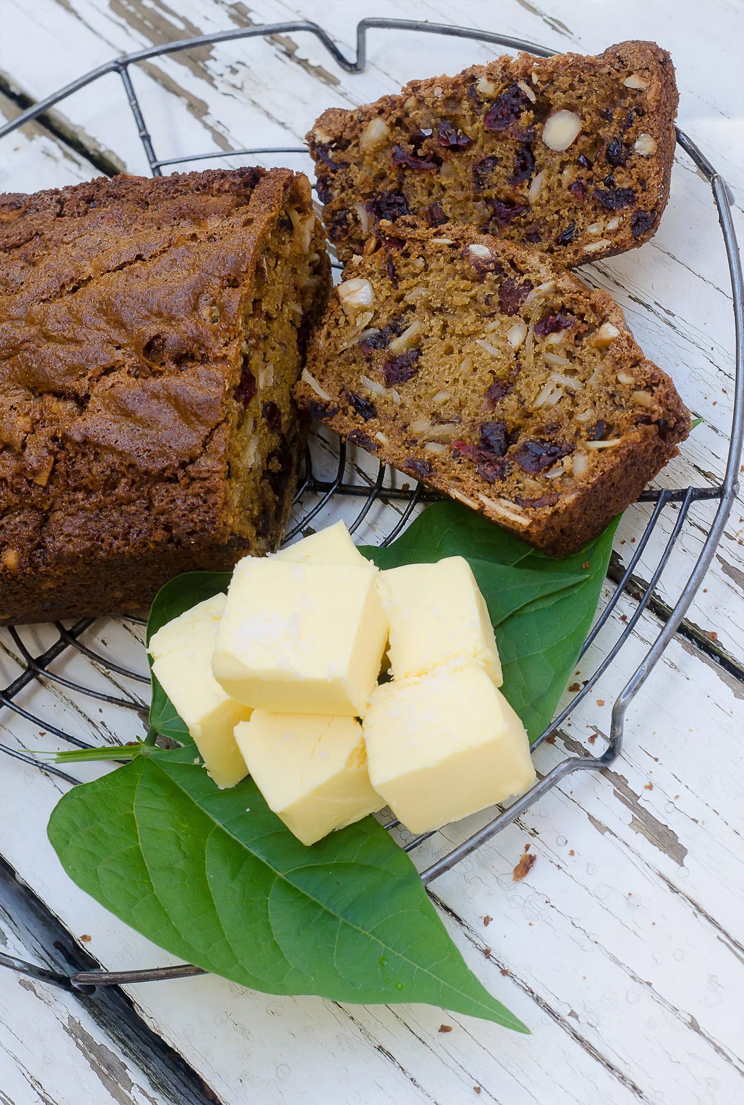 Coffee, Cranberry and Nut Bread / Karen E Photography (p)
