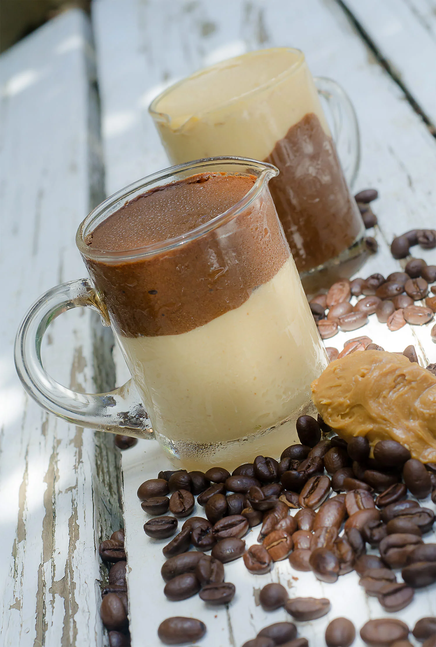 Coffee and Dark Chocolate Marquise and Peanut Butter Semi-Freddo / Karen E Photography (p)