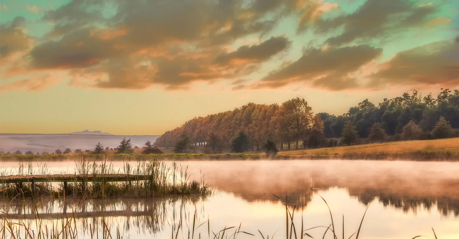 Ezulweni Lake at Hartford House / Cooked in Africa (p)