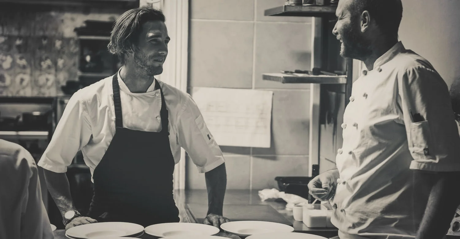 Hartford House Chefs Travis Finch and Brendan Ryan / Adrian Shields (p)