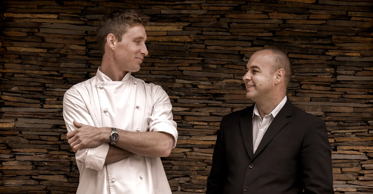 Head Chef Constantijn Hahndiek and GM Duncan Bruce