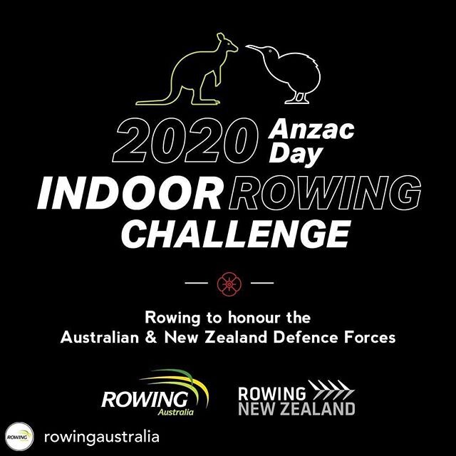 Next challenge ergers...little Anzac day activity. Go to @rowingaustralia bio for details