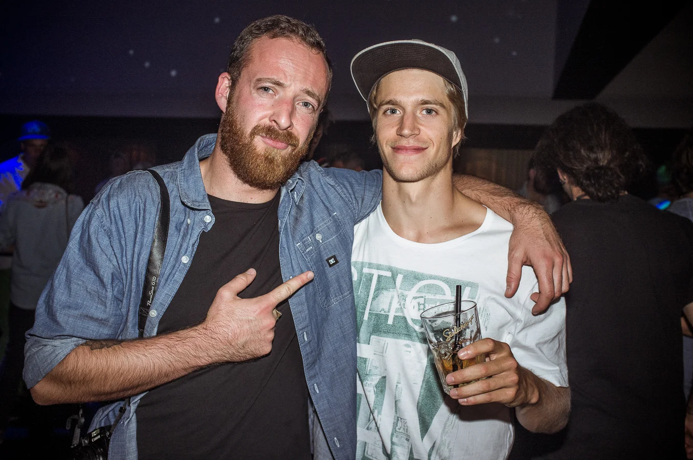 Julien Perly from Snowsurf Magazine & Mat Schaer