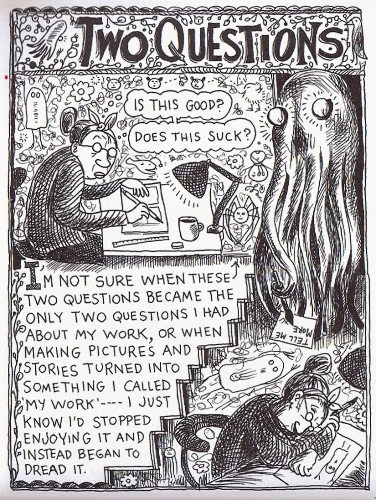 Comic by Lynda Barry