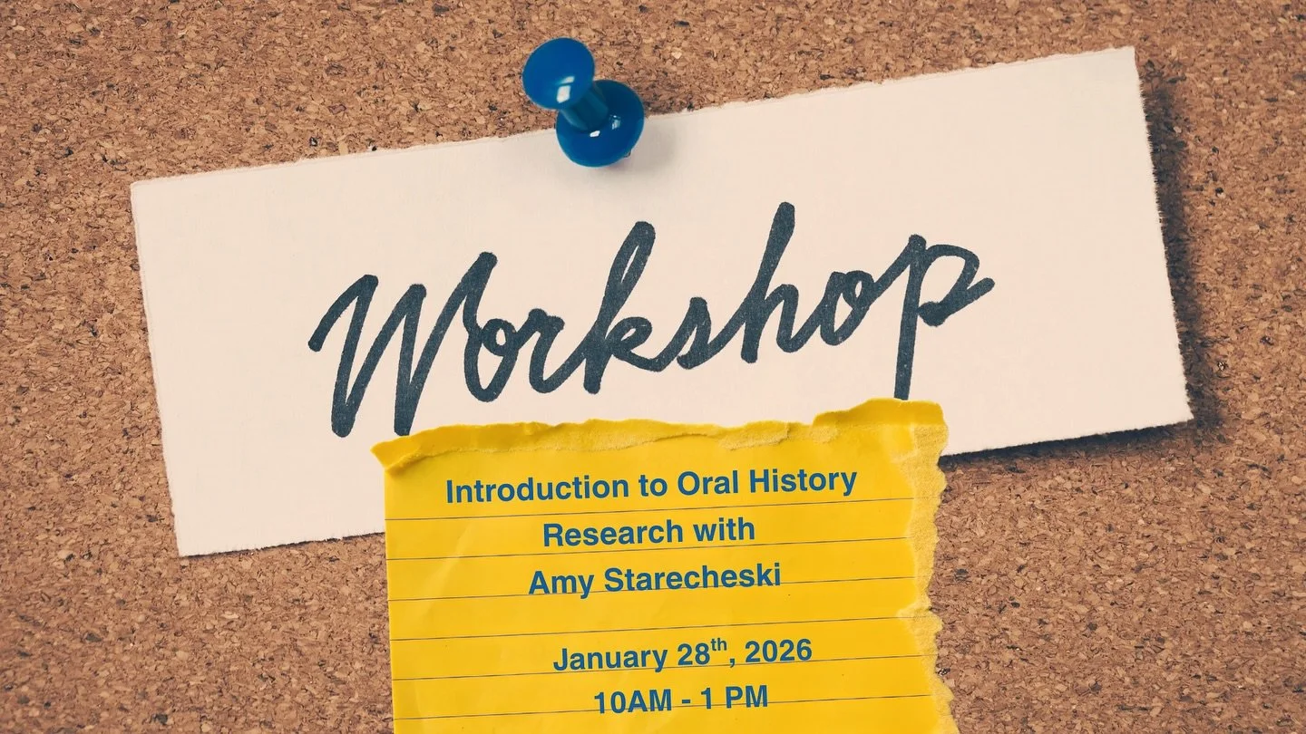 In this interactive half-day workshop taught by Director of Columbia Oral History Amy Starecheski, participants will be introduced to oral history as a dynamic tool for engaged, collaborative research.

Oral history&mdash; a conversation about the pa