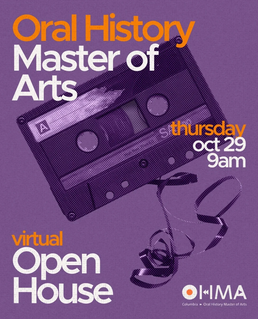 🎙️ Are you interested in studying Oral History at Columbia University? 

This event is open to all prospective students of Columbia University&rsquo;s Oral History Master of Arts. Co-hosted by program director Amy Starecheski and alumni speaker Glor