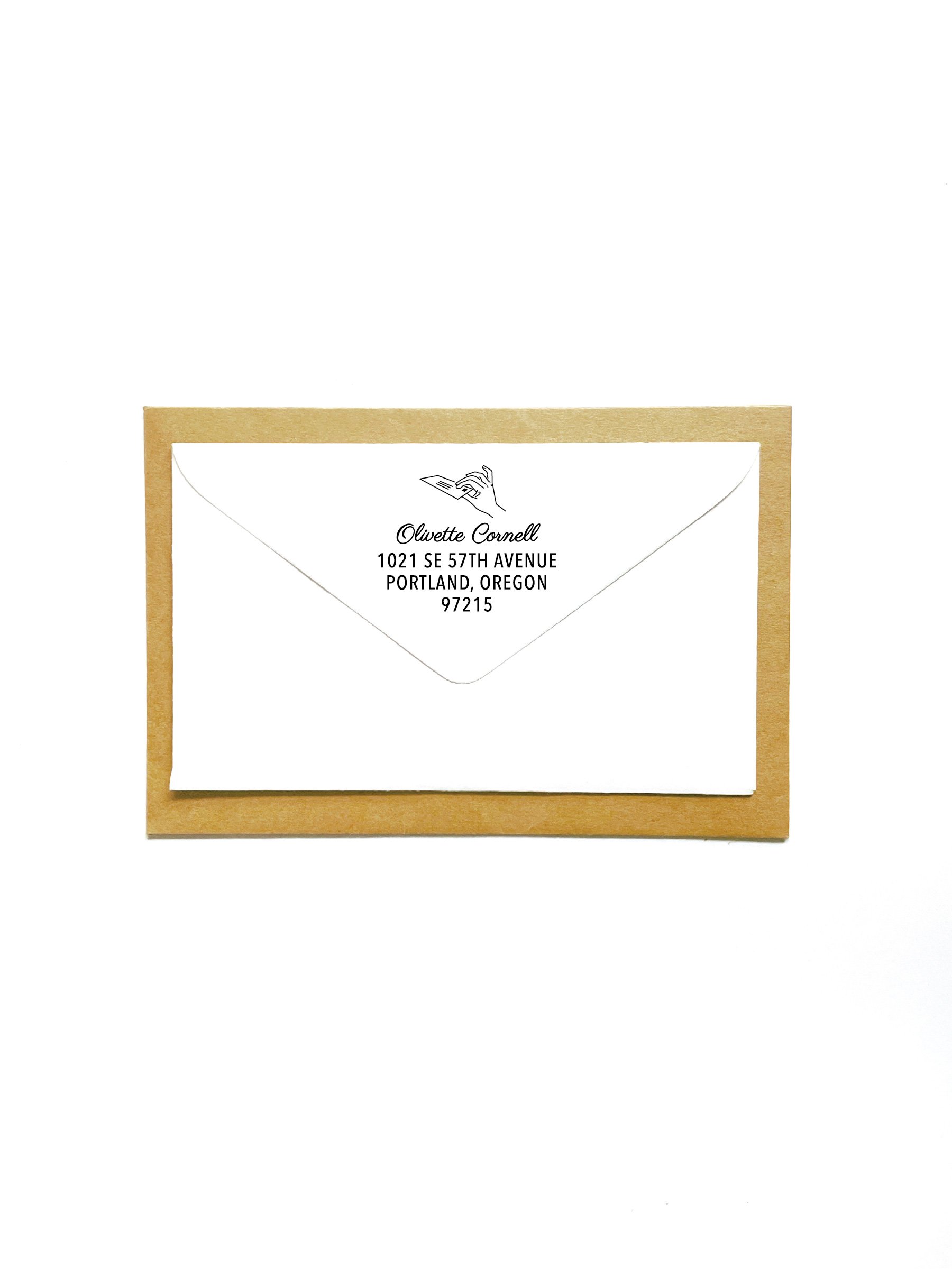 Delivery Hand - Return Address Stamp