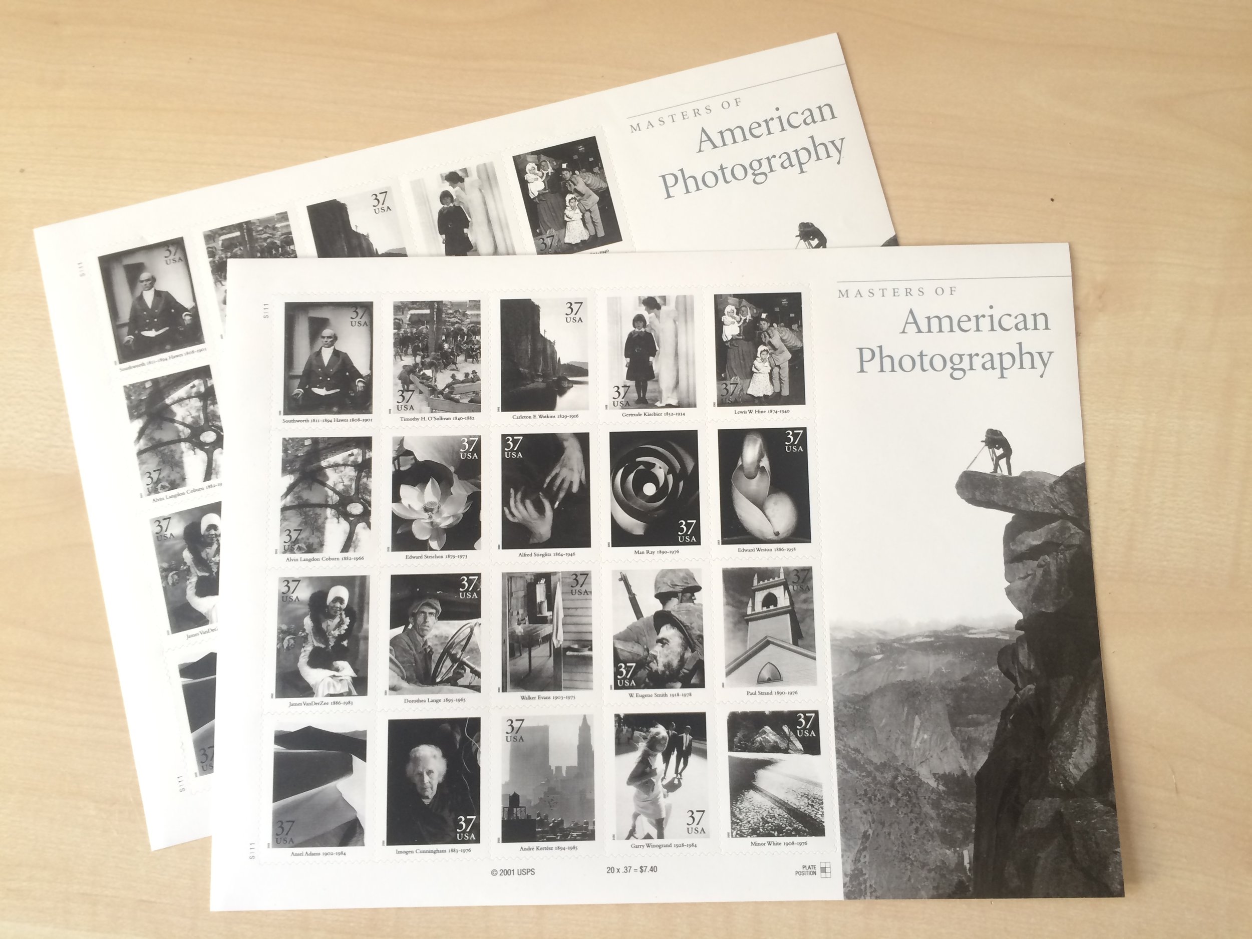 Stamps honoring Photographers