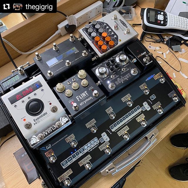 Excited to be a part of Ariel Posen's latest setup, recently completed by @thegigrig!
・・・
#Repost @thegigrig
・・・
@arielposen stopped by for a quick pedalboard tune up. Turned out fantastic