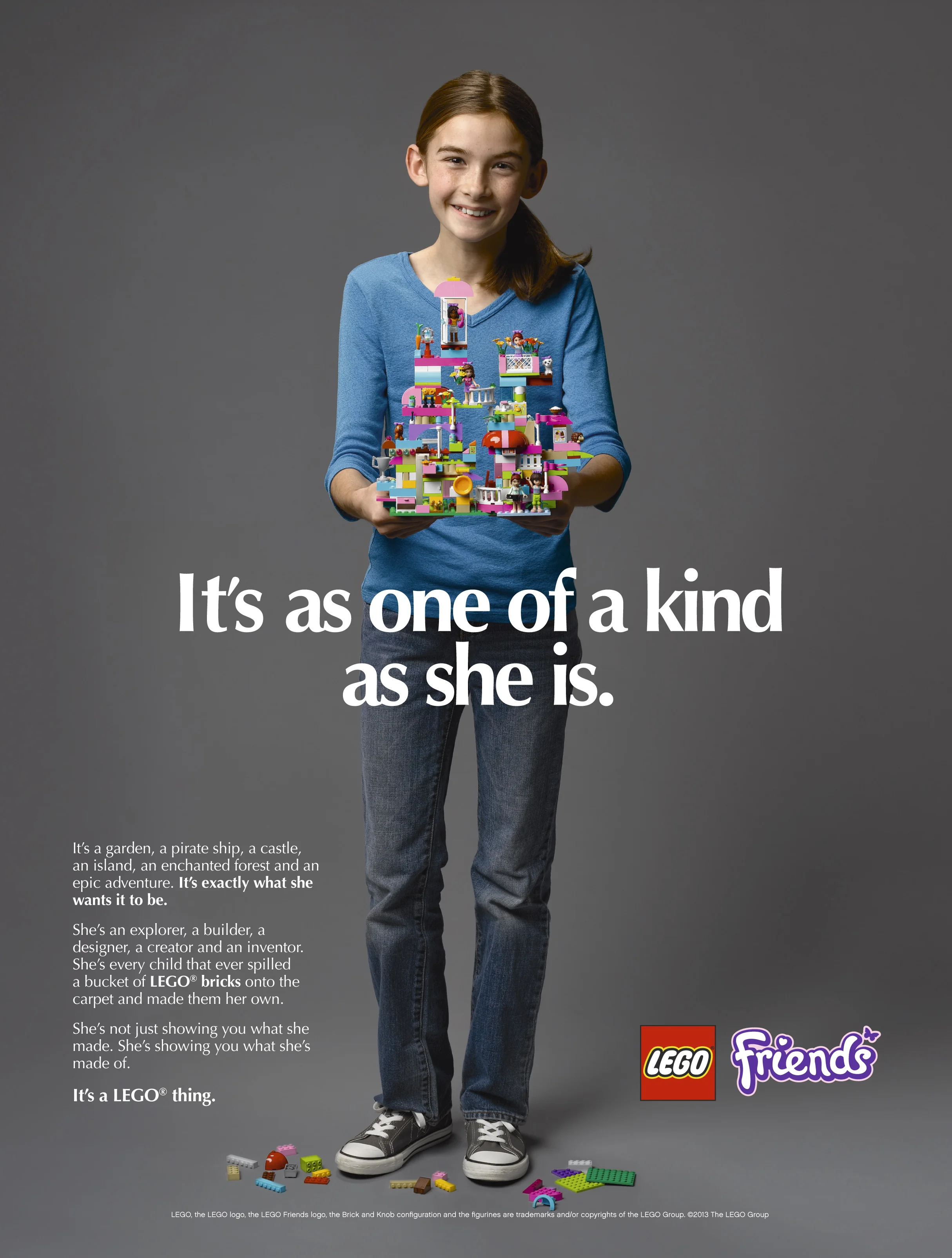 Lego Friends Print Ad