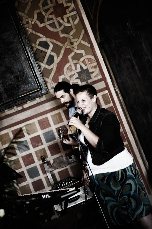 Singing with Charles Darius, Poppi, Italy