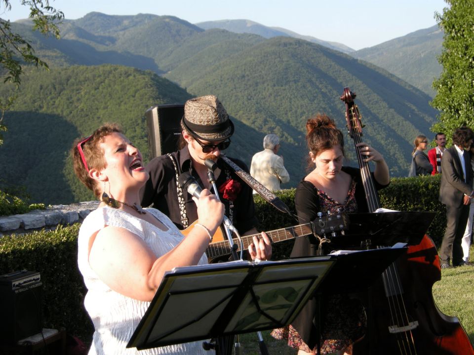  ​Singing with jazz band, Italy 