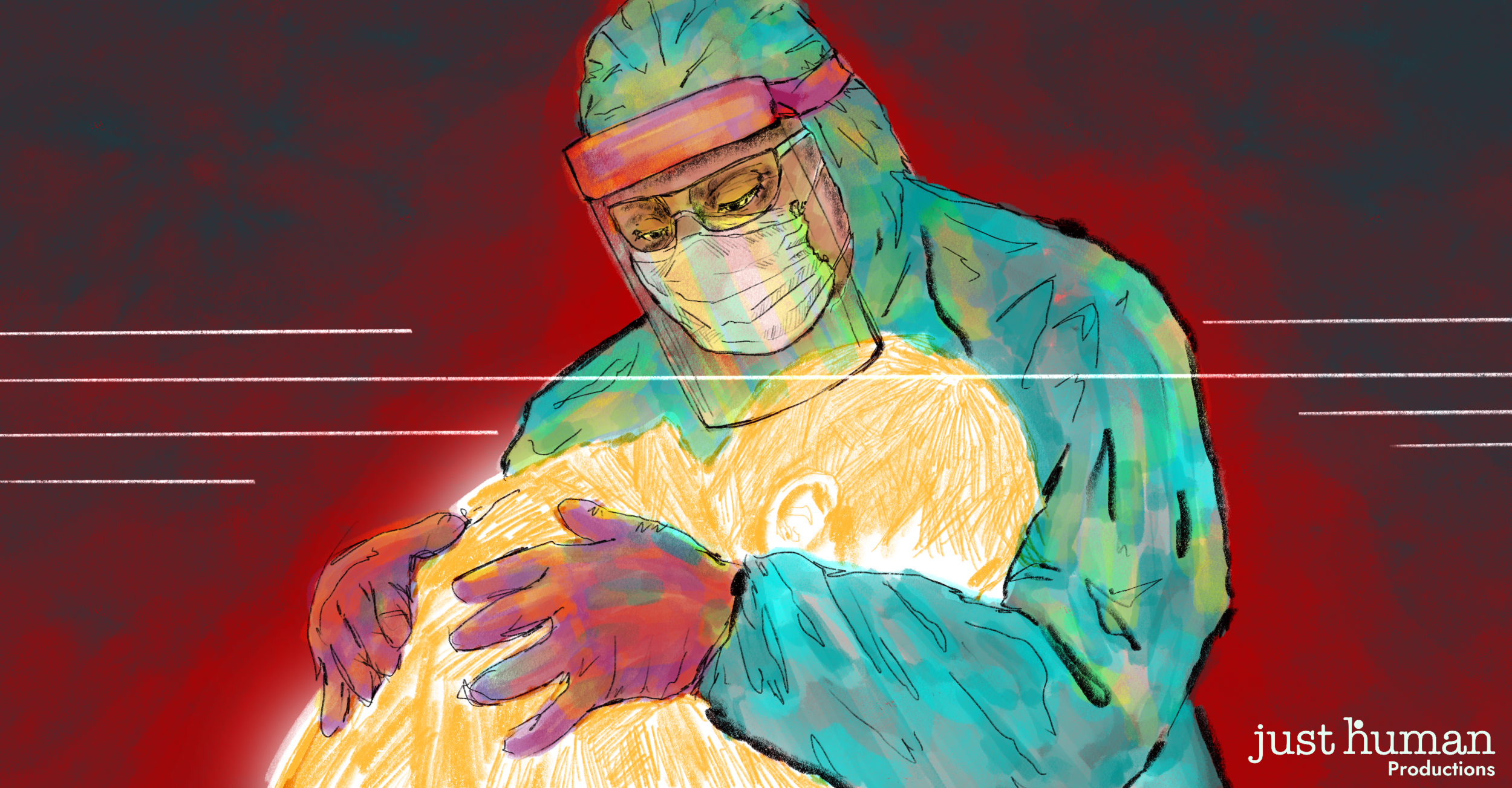 Illustration for Just Human Productions 501(c)3