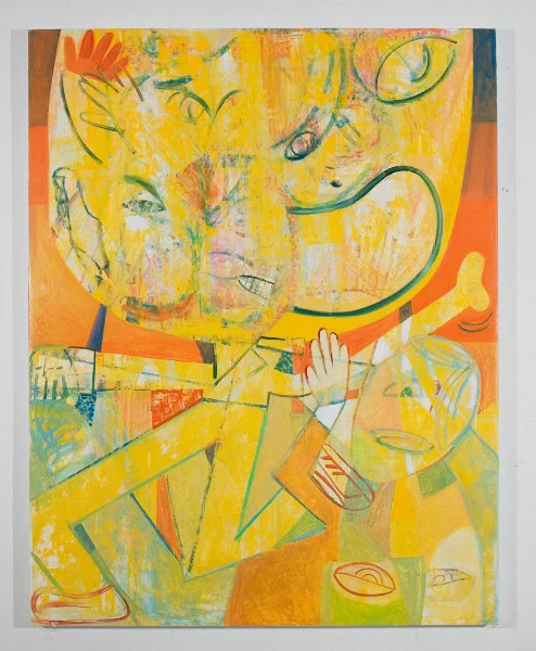 At War With the Mystics, 2012, oil on canvas, 45.5" x 58"