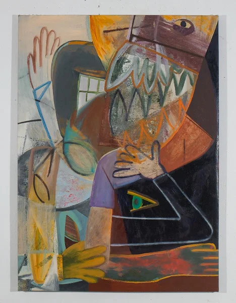 One Moment of Anger is Two Pints of Blood, 2012, oil on canvas, 32.5" x 44.5"