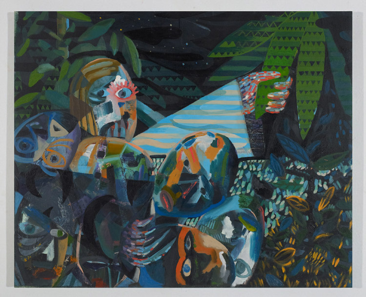 After Eden , 2012, oil on canvas, 36" x 30"