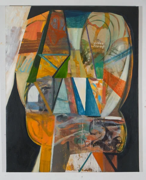 Brewer's Brain , 2012, oil on canvas, 48" x 36"