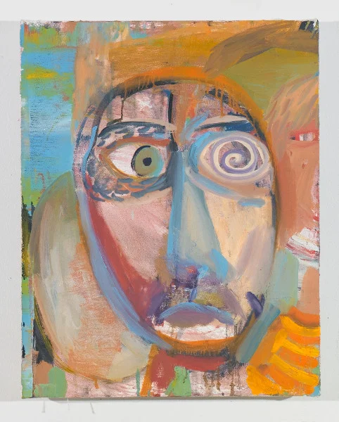 Head # 5, 2012, oil on canvas, 17.5" x 14"