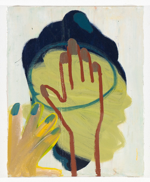 Head # 3, 2012 oil on canvas, 17.5" x 14"