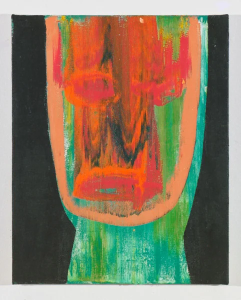 Head # 2, 2012, oil on canvas, 17.5" x 14"