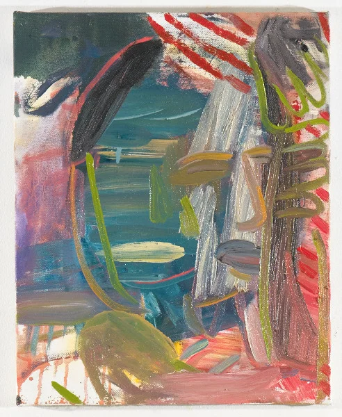 Head # 8, 2012, oil on canvas 17.5 x 14"