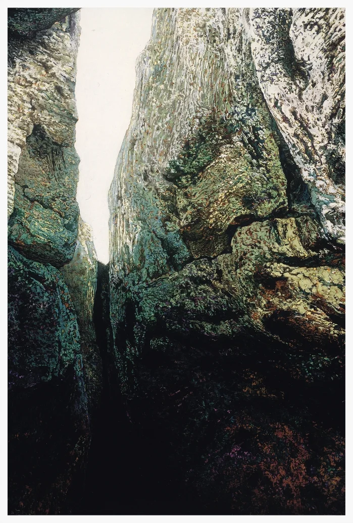 Entry at Northledge, 1999, oil on canvas, 30x24 inches, collection of Jane and Swan Burrus, Franklin, TN