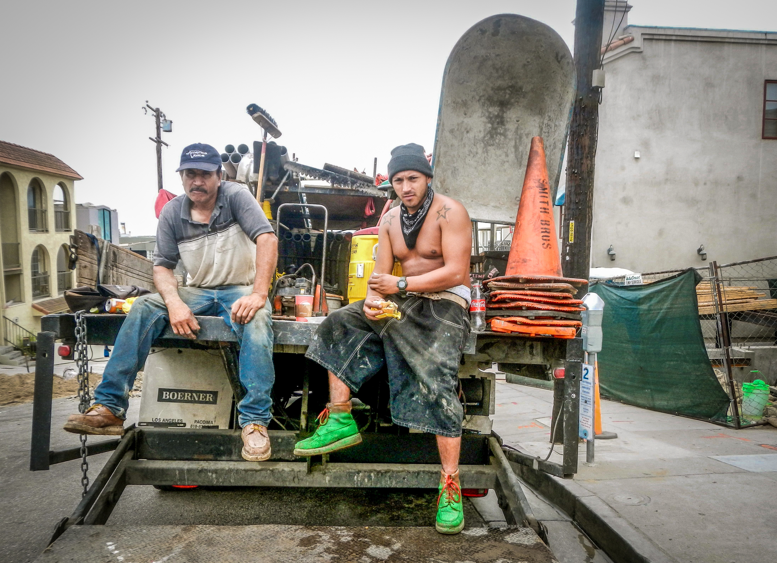 Hector and Tomas - Construction Workers - Durango, Mexico.