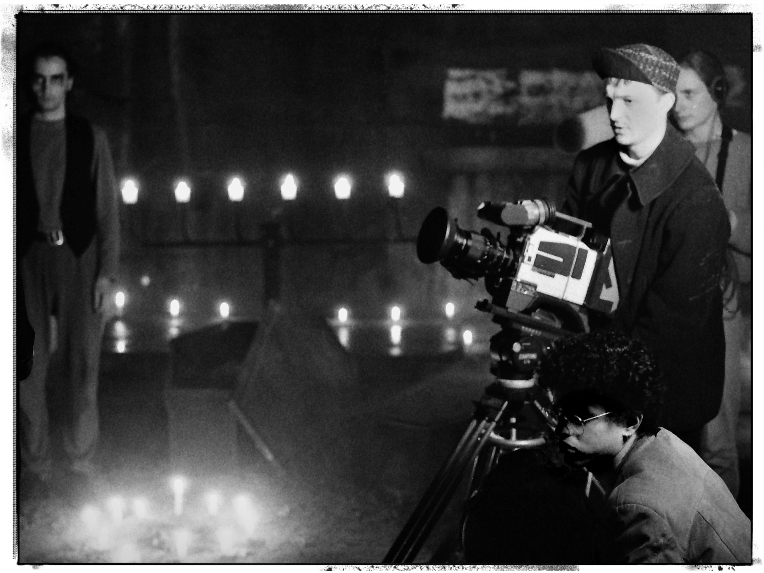 The Vampire ... and director Bryn Tilly, camera operator Martyn Roberts, and sound recordist Daniel McLaren