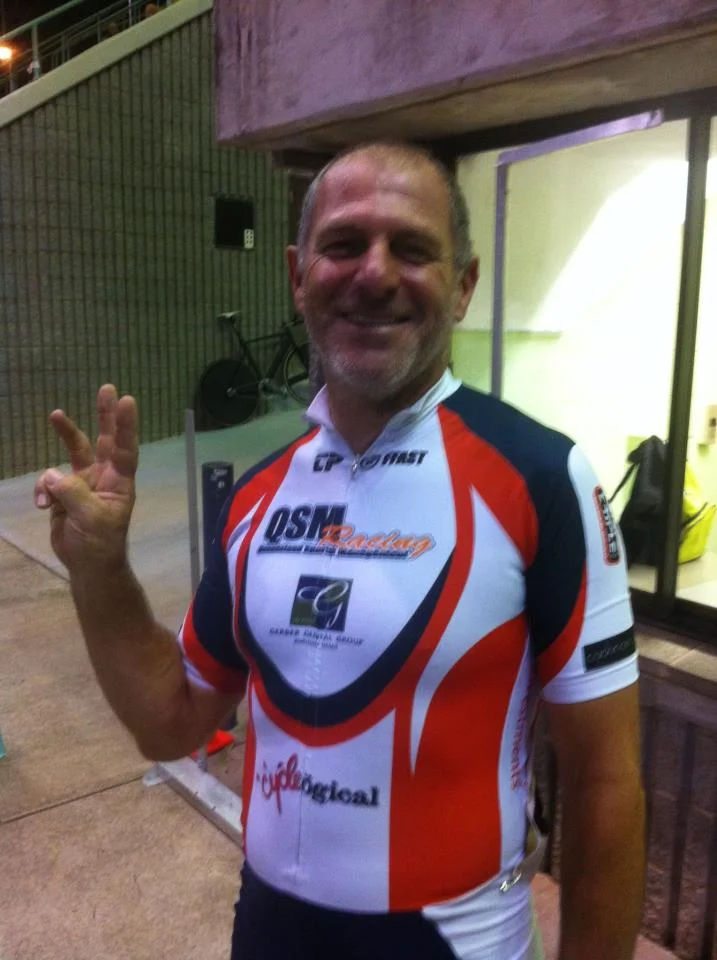 @KangarooPointCC's IanC riding for @QSMRacing takes Bronze in the MMAS5 500m TT! #QLDmasters