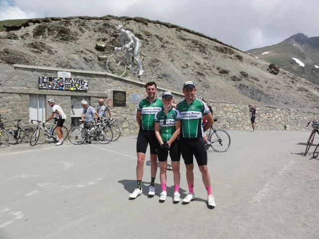 TeamKP summits Col du Tourmalet at 2115m.
