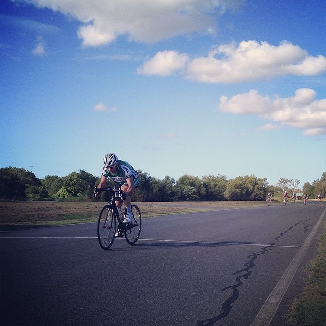 TomM takes the win during race one.