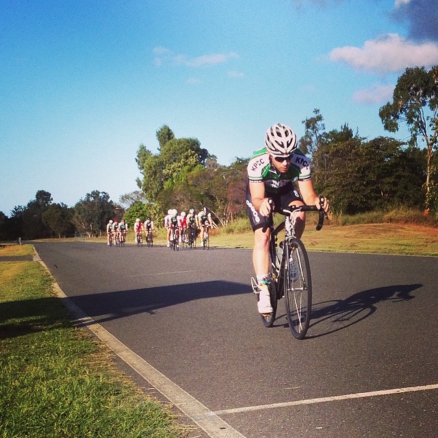 AshE on the attack during race 3.