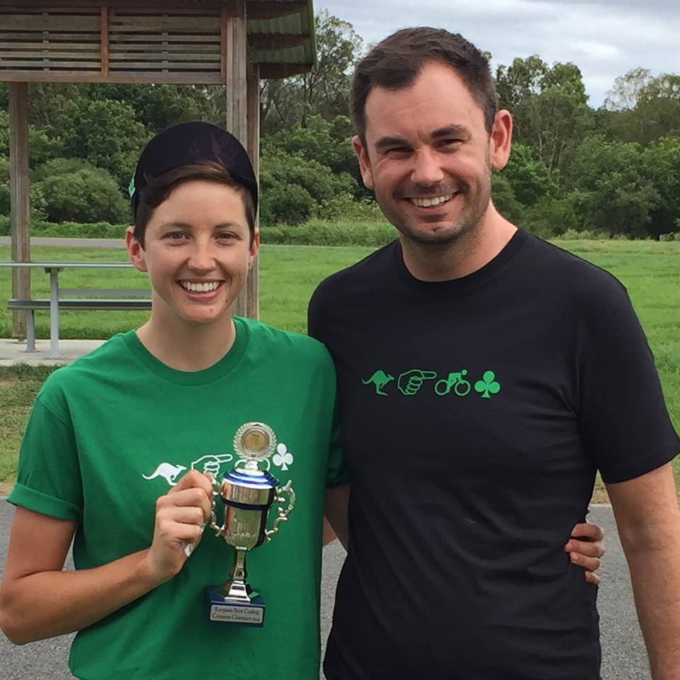 Elite Women - Hannah Johnson Pictured: Hannah with President Cameron Hemming