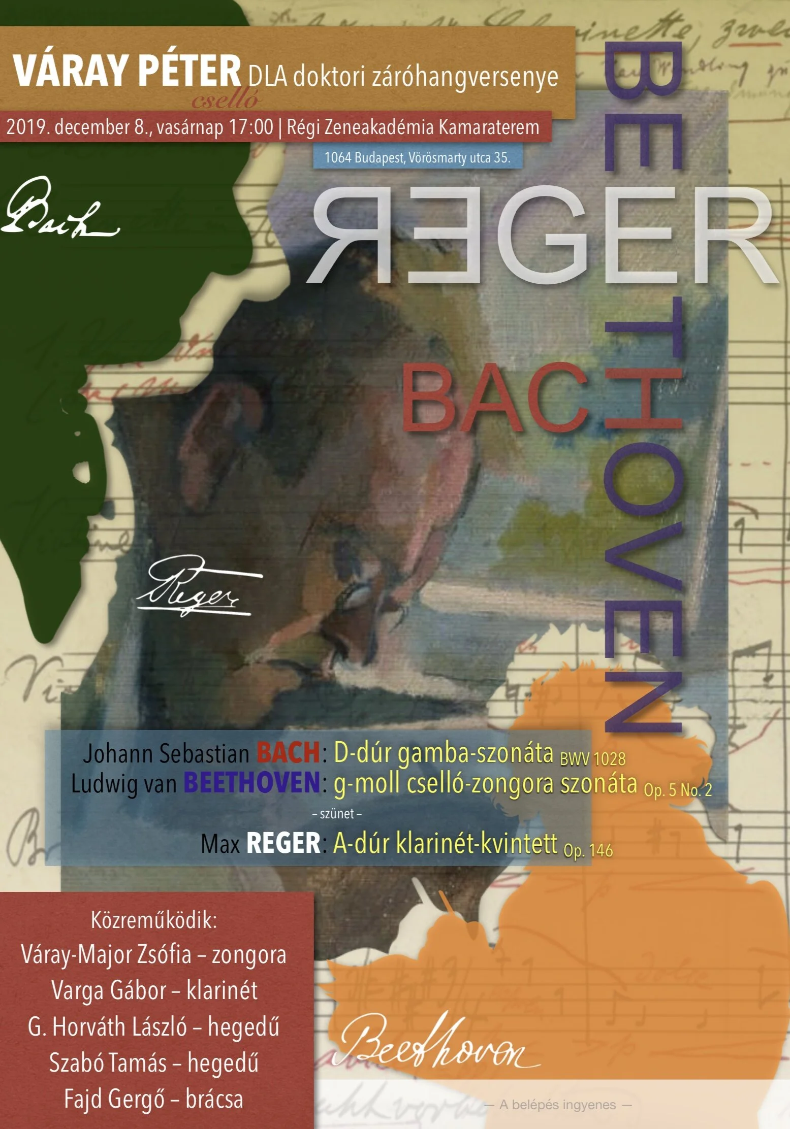 Váray Péter DLA doktori hangversenye | Doctoral concert of Péter Váray DLA