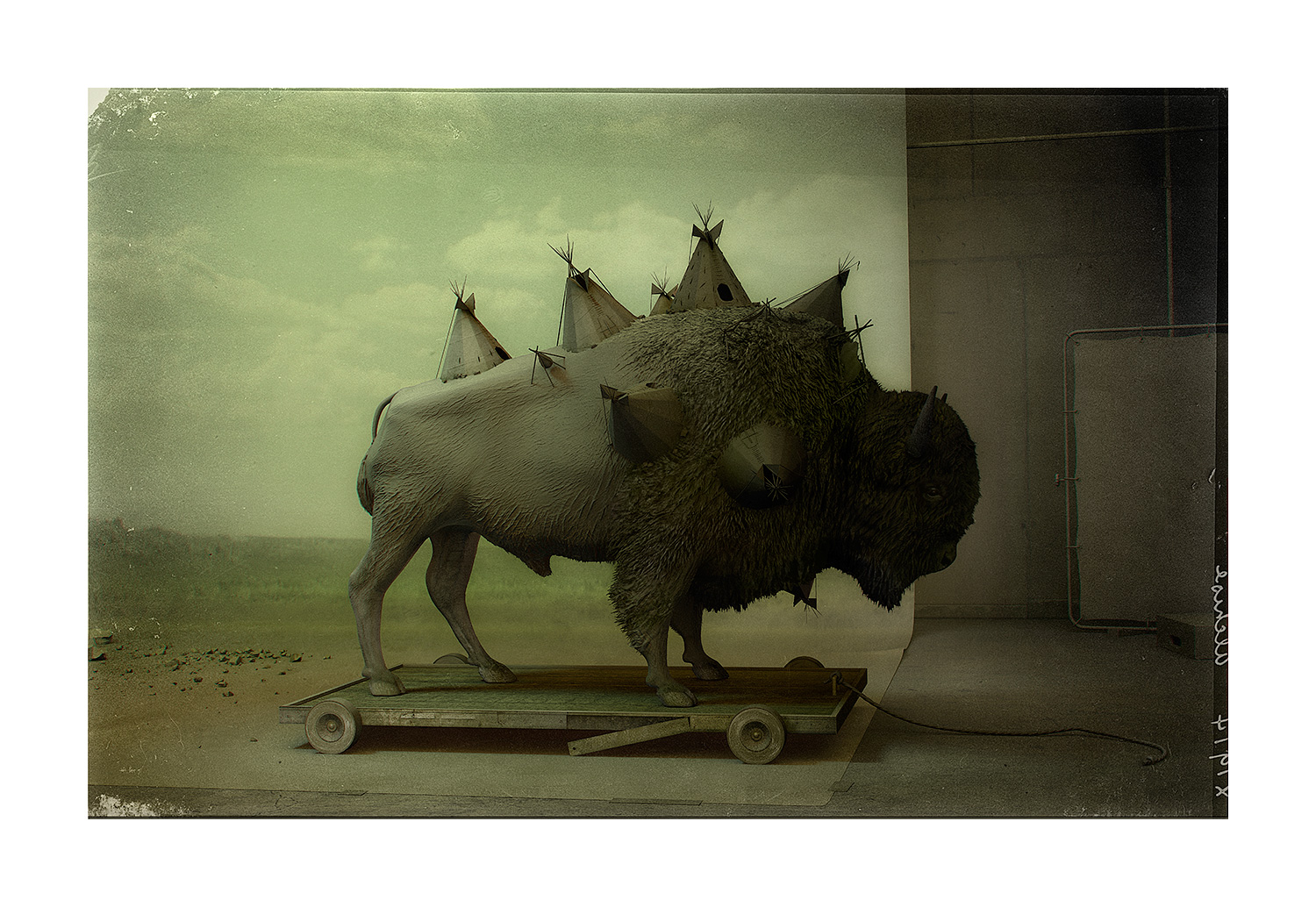 into the west.