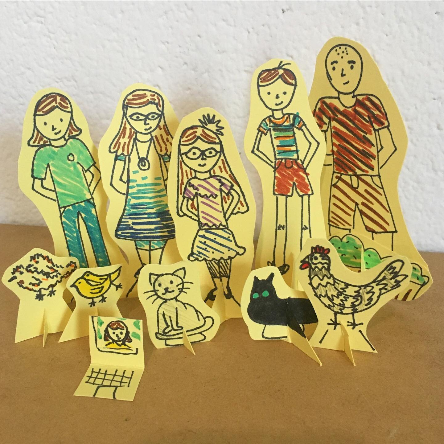 My portable family, made by @emmaplunkert. ❤️