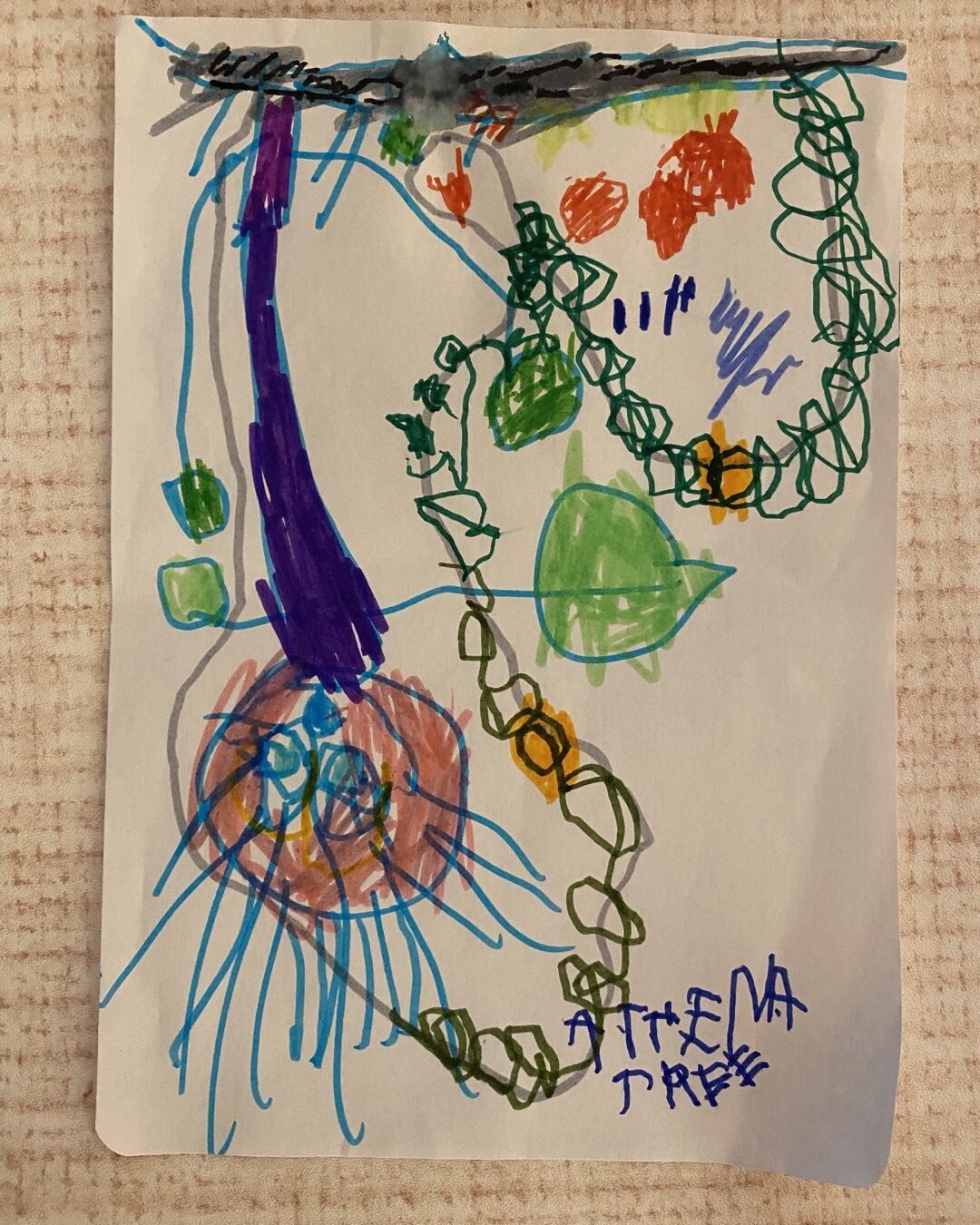 My very first fan mail for my new book Beatrice Was a Tree. Athena imagined herself as a tree. Kids are the best artists, don&rsquo;t you think? #joycehesselberth
#BeatriceWasaTree