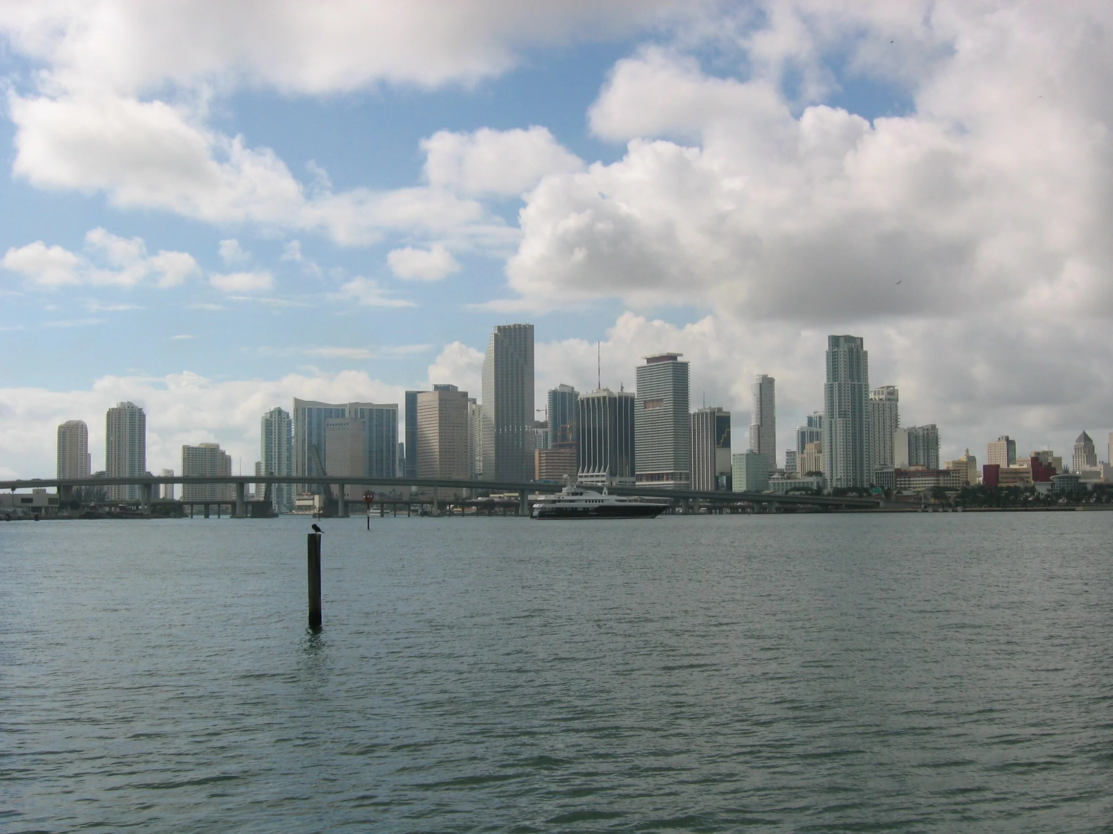 The Miami skyline.