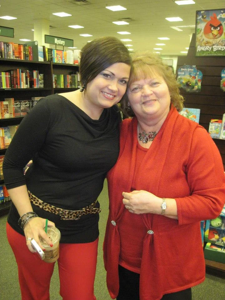 Author friends Jules Bennett and Becky Barker — at Barnes & Noble, Westchester, OH .