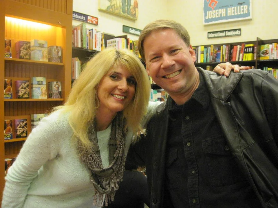 With my old friend, Dave, who was my critique partner for many years! Was great to see him! — at Barnes & Noble, Westchester, OH .