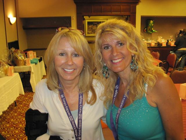Toni with Lori Foster