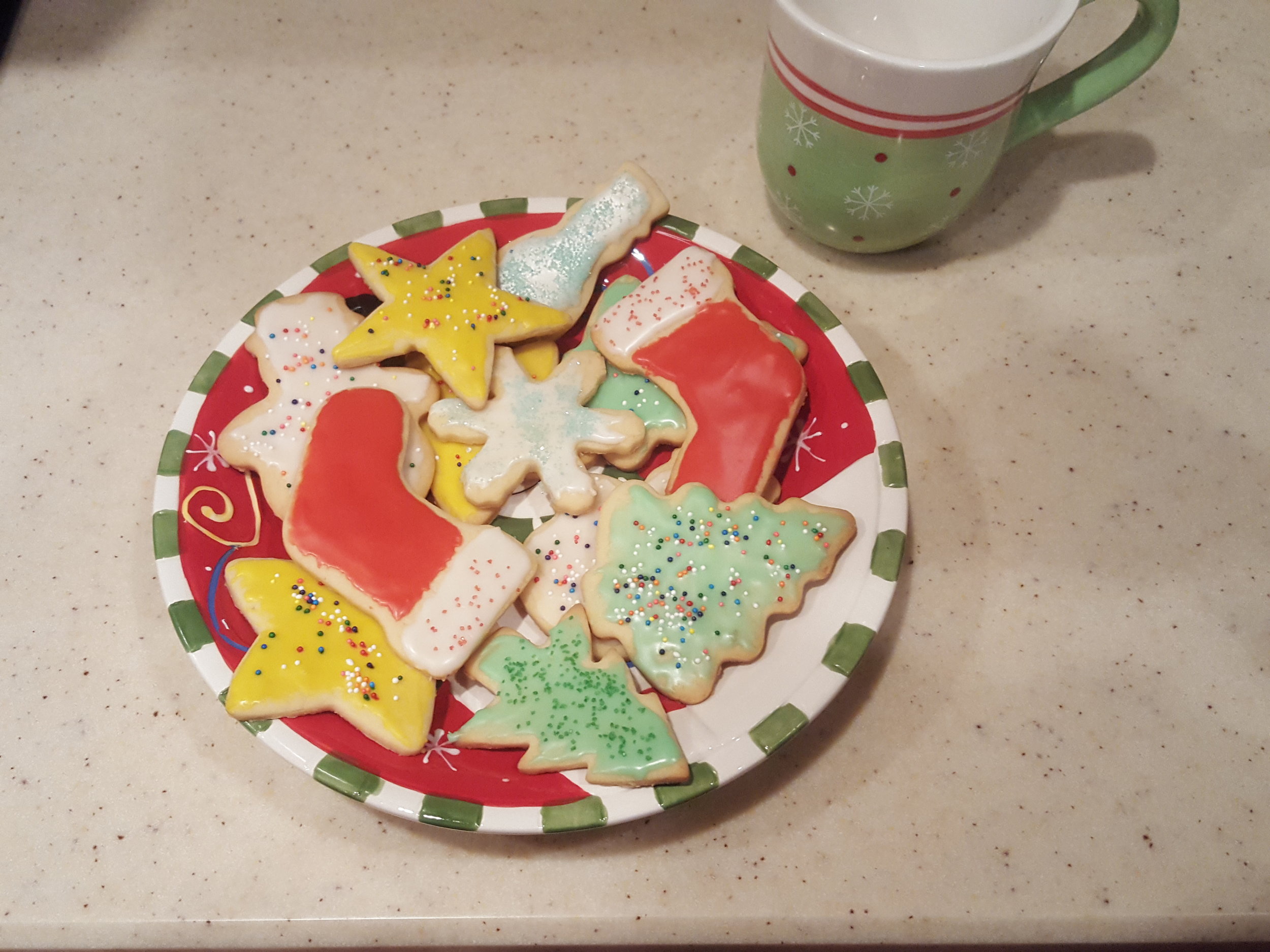 See more photos of Toni making her family's traditional cookie recipe on the Holly Lane page