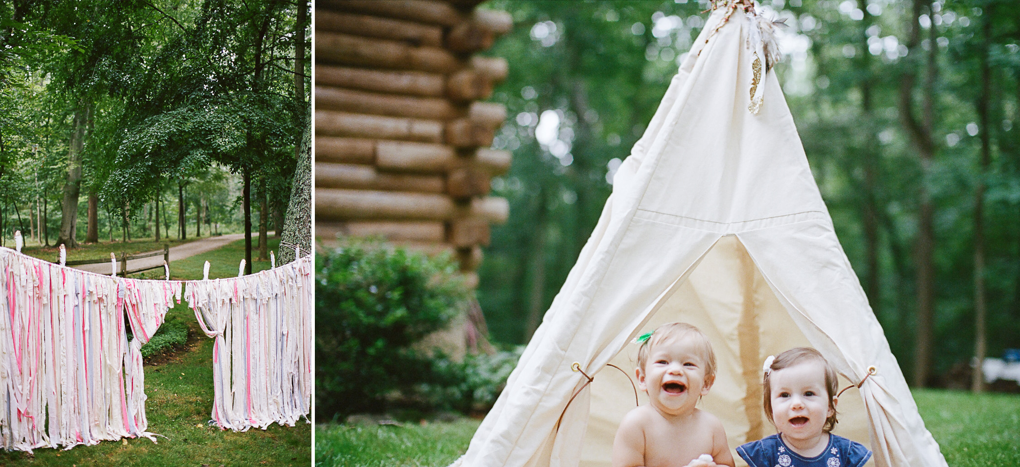 Little Girl's First Birthday Party // Teepee Party