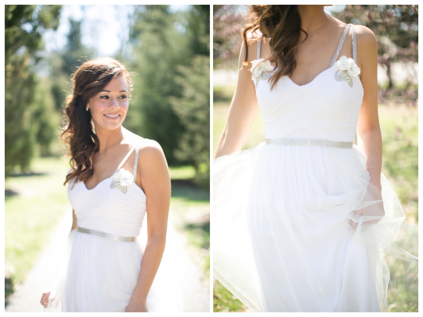 this dress right?! So fancy and so flattering. Megan worked with R+M Designs to customize her gown.