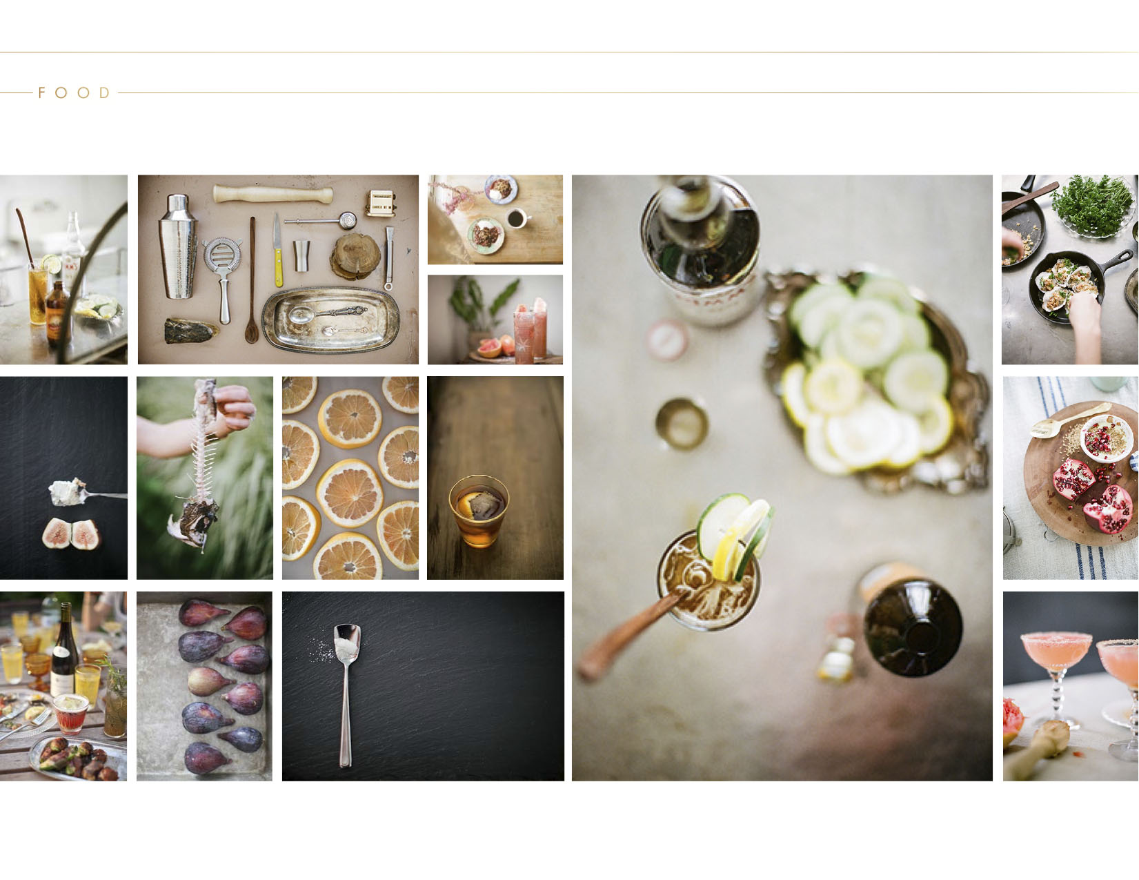 lily glass photography lookbook design by Ginger & Birch