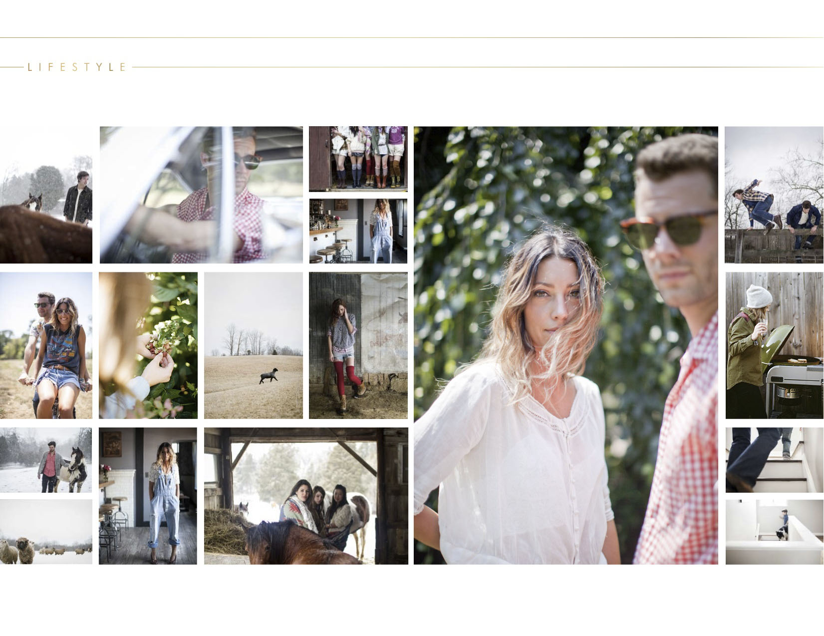 lily glass photography lookbook design by Ginger & Birch