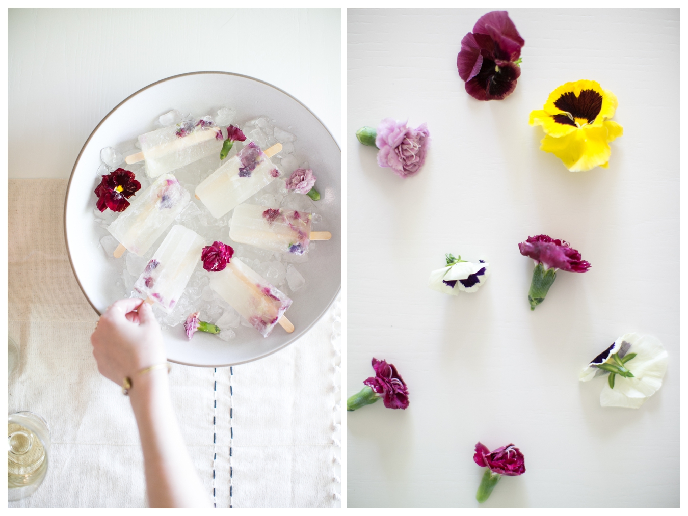 lily glass for almost makes perfect | spring winesicles