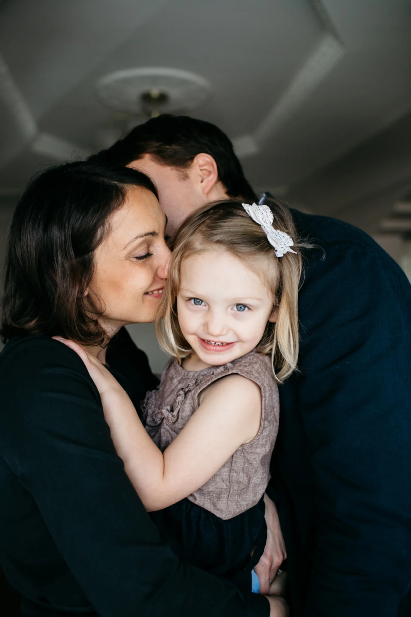 los angeles in home family lifestyle session