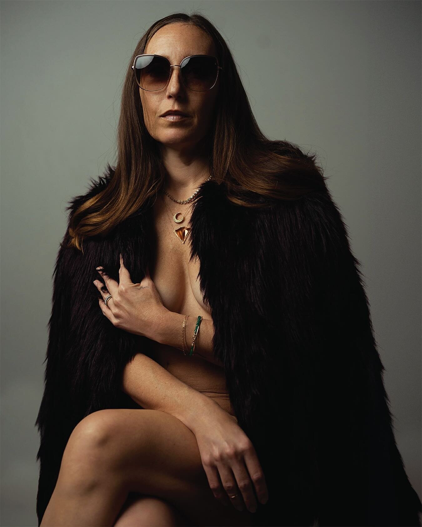 We can&rsquo;t wait to share the fashion with you. Get your tickets now to the 5:30 or 8pm show. Link in bio. Se you wednesday! 

Faux fur jacket by Spirit Hoods with necklaces by Jacquie Aiche and sunglasses from Barton Perreira. Bracelet and ring m